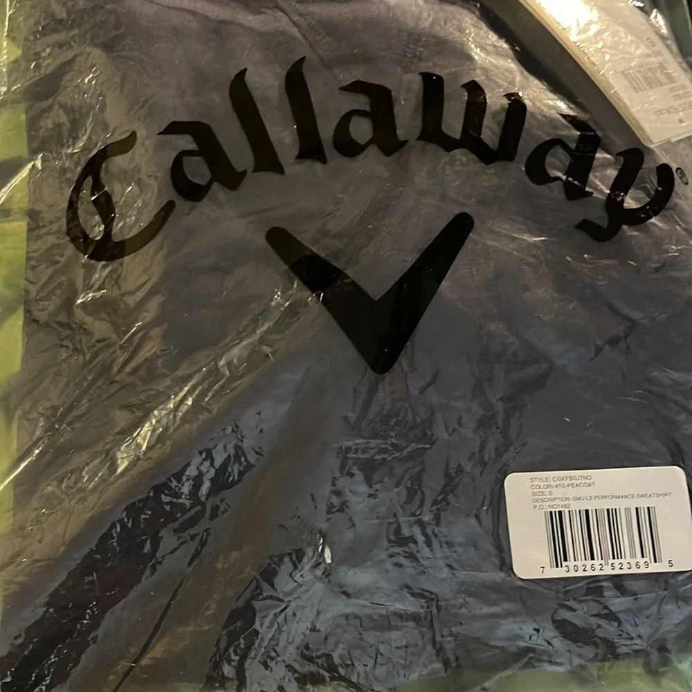 Callaway Golf® Callaway Golf Performance Crew Neck Sweatshirt, Peacoat, S, NWT​ - Picture 5 of 11
